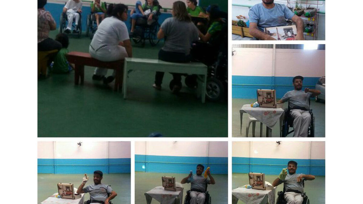 Ricontar e o Sapo Sapeca na Escola Brincar