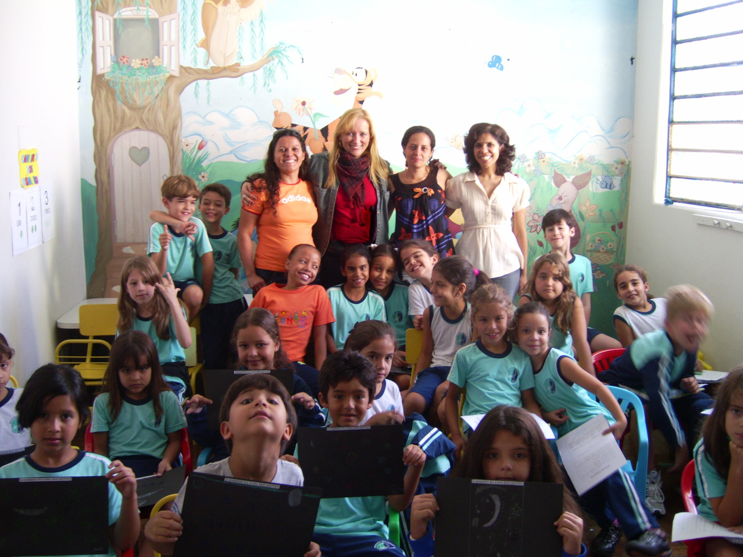 Cláudia Braga no Instituto Educacional Santa Tereza